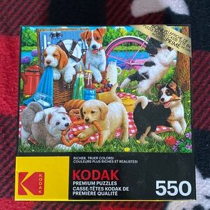 Kodak Puzzle - Puppies on a Picnic